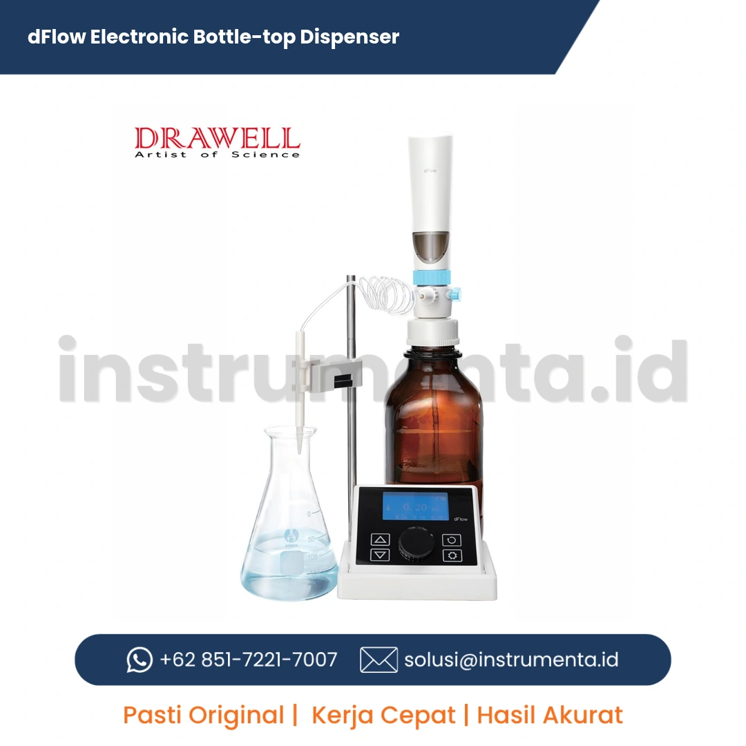 Distributor Resmi dFlow Electronic Bottle-top Dispenser Ready Stock Indonesia